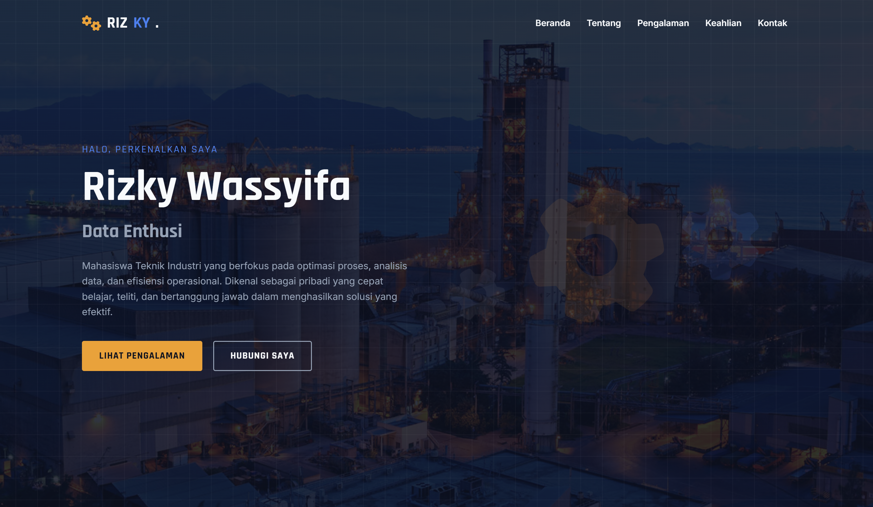Website Portofolio Teknik Industri